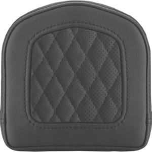 Sissy Bar Pad - Lattice Stitched - Black
