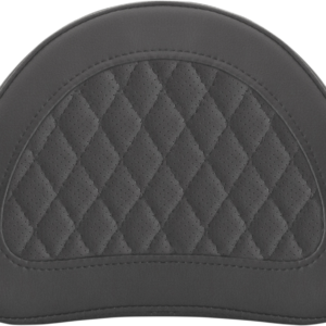 Sissy Bar Pad - Lattice Stitched - Black