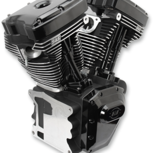 T124 Long Block Engine - Black - Touring | Dyna