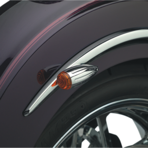 Bullet Marker Light - Chrome/Ball-Milled