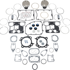 Piston Kit with Gasket - Standard - Twin Cam 88" Bored to 1550 cc (95 Cubic Inch)