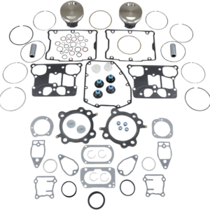 Piston Kit with Gasket - +0.010" - Twin Cam 88" Bored to 1550 cc (95 Cubic Inch)