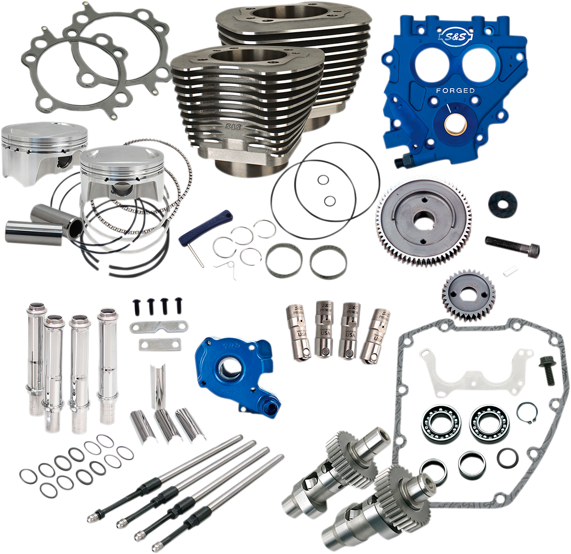 100" Power Package Performance Kit - Gear Drive - Black