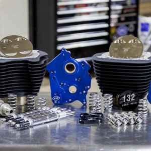 132" Power Package Engine Performance Kit - Chain Drive - Oil Cooled - Non-Highlighted Fins - M8