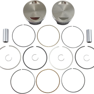 Piston Kit - 4.000" - 96/103 Cubic Inch Bored to 110 Cubic Inch - Twin Cam