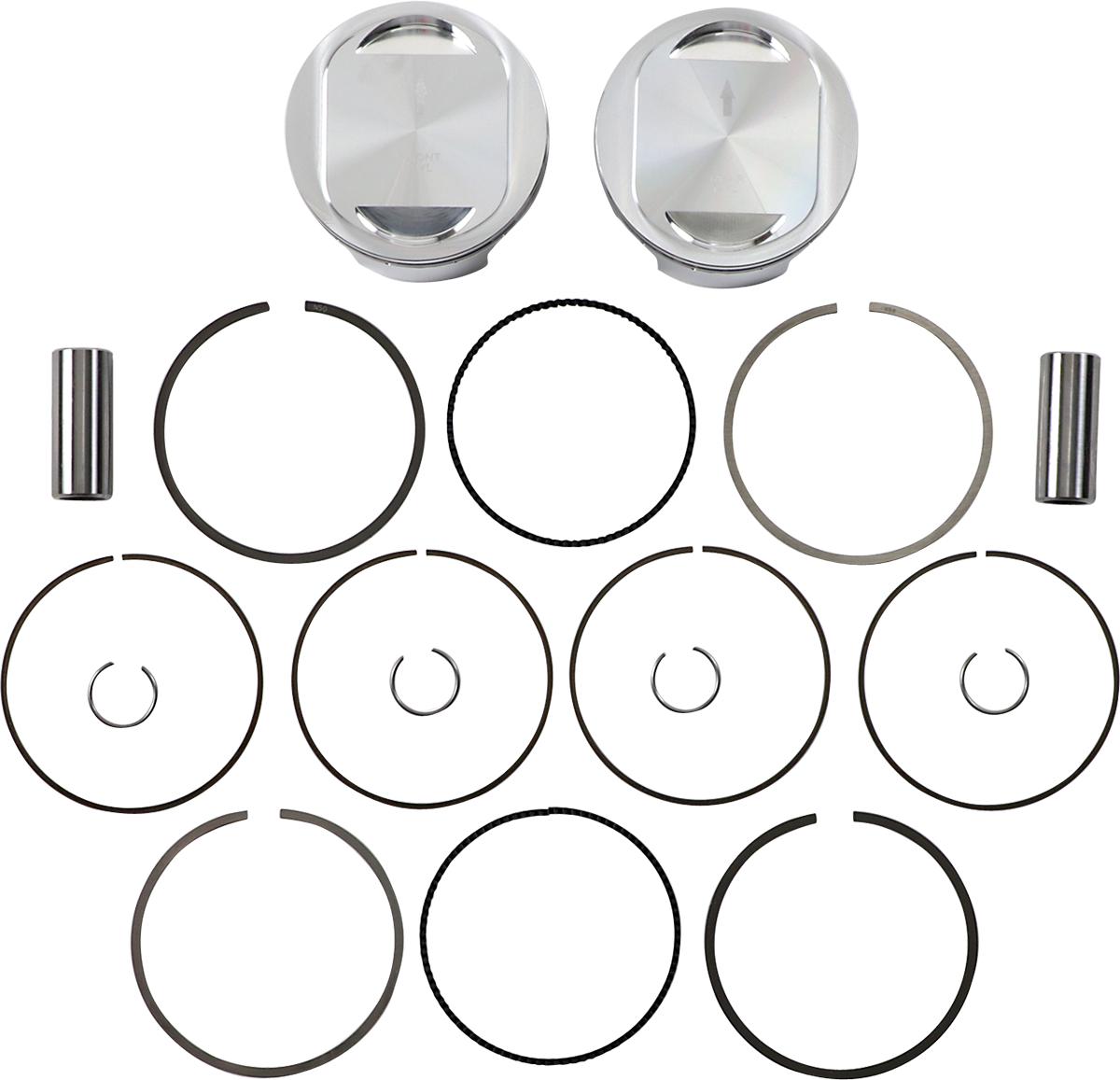 Piston Kit - 95" - Twin Cam