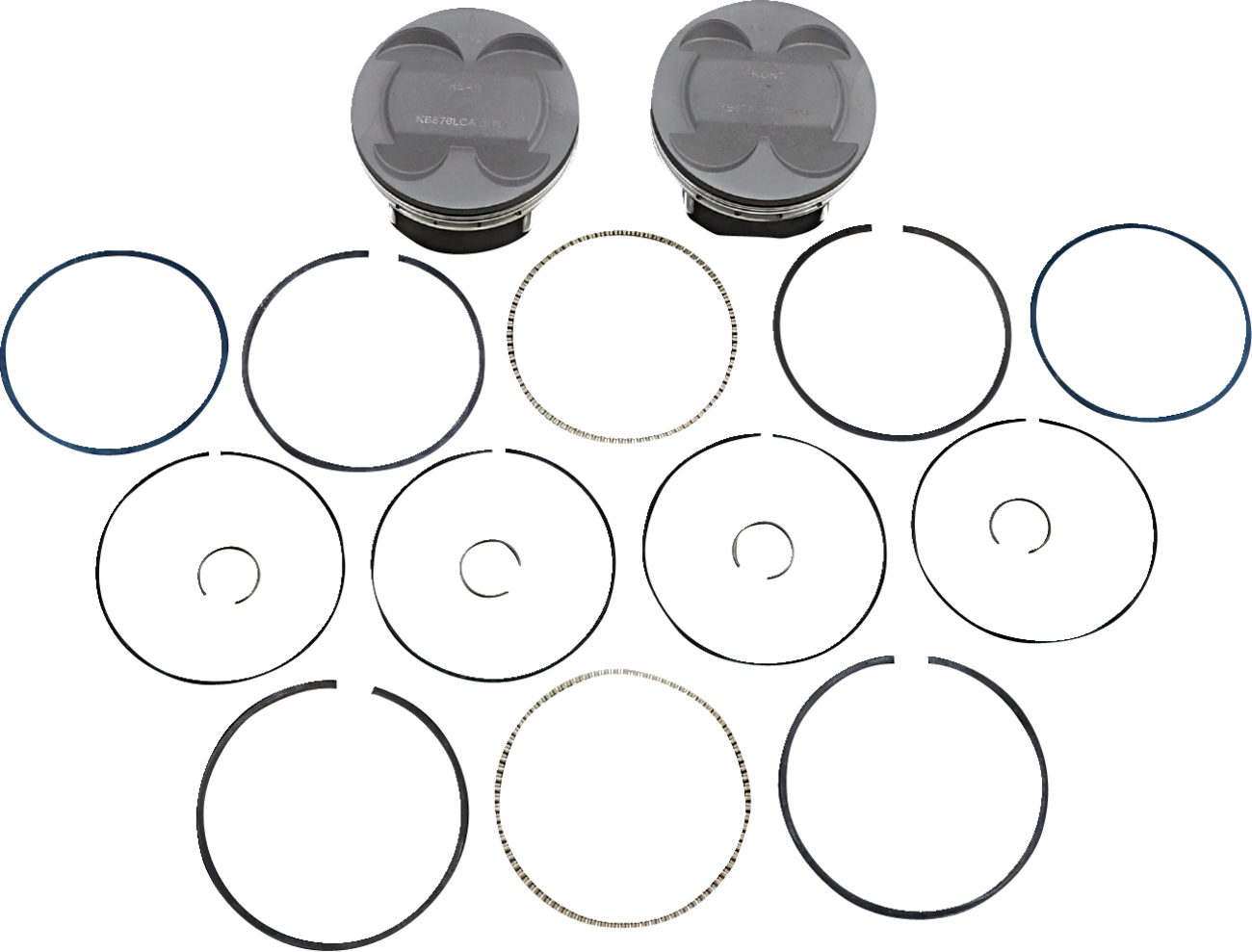 Piston Kit - 124" - Standard - M8