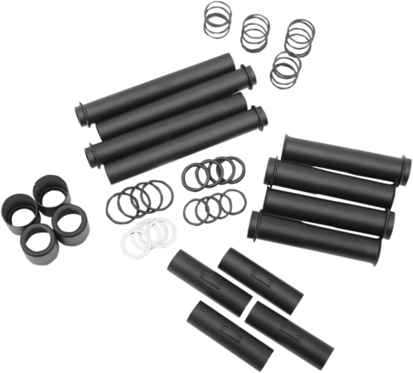 Pushrod Tube Kit - Black - Twin Cam - Millerbuilt Cycles