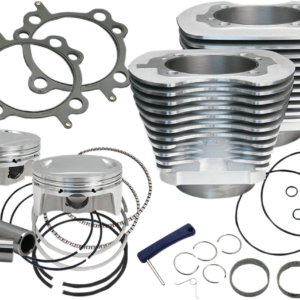 4" Big Bore Bolt-In Sidewinder® Cylinder Kit - 100" - Silver