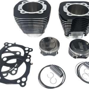 Cylinder Kit - 124" - Black with Highlighted Fins