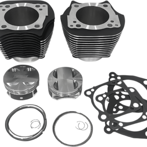 Cylinder Kit - 128" - Black with Highlighted Fins - M8