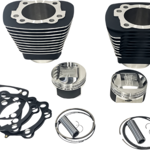 Cylinder Kit - 1250 cc - Black with Highlighted Fins