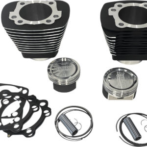 Cylinder Kit - 1250 cc - Black with Highlighted Fins