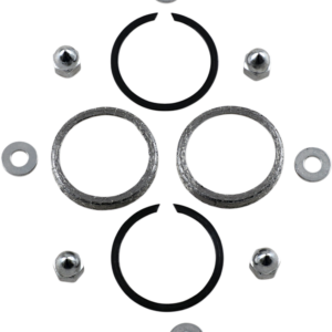 Exhaust Port Chrome Gasket Kit - Big Twin/XL