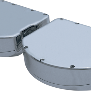 Rocker Box Valve Covers - Smooth Chrome - Twin Cam