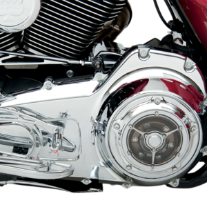 Clarity Derby Cover - Chrome - Big Twin