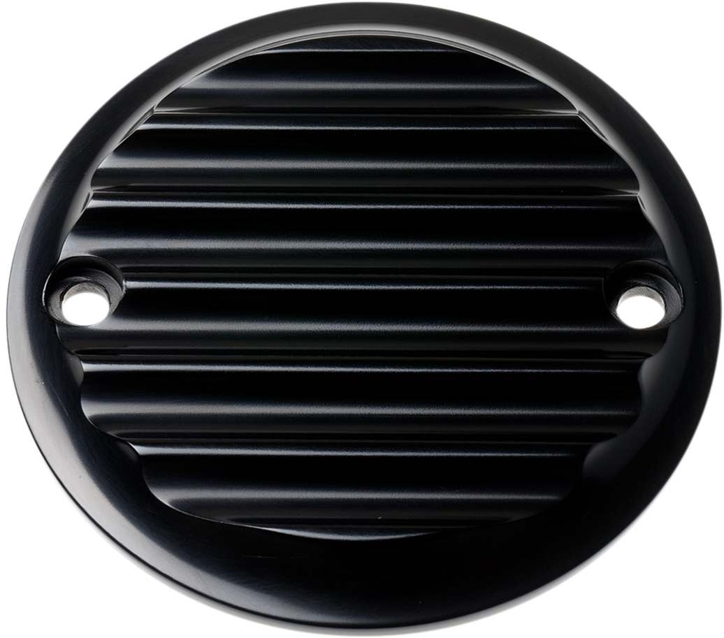 Points Cover - Finned - 2 Hole - Black Anodized - Image 2