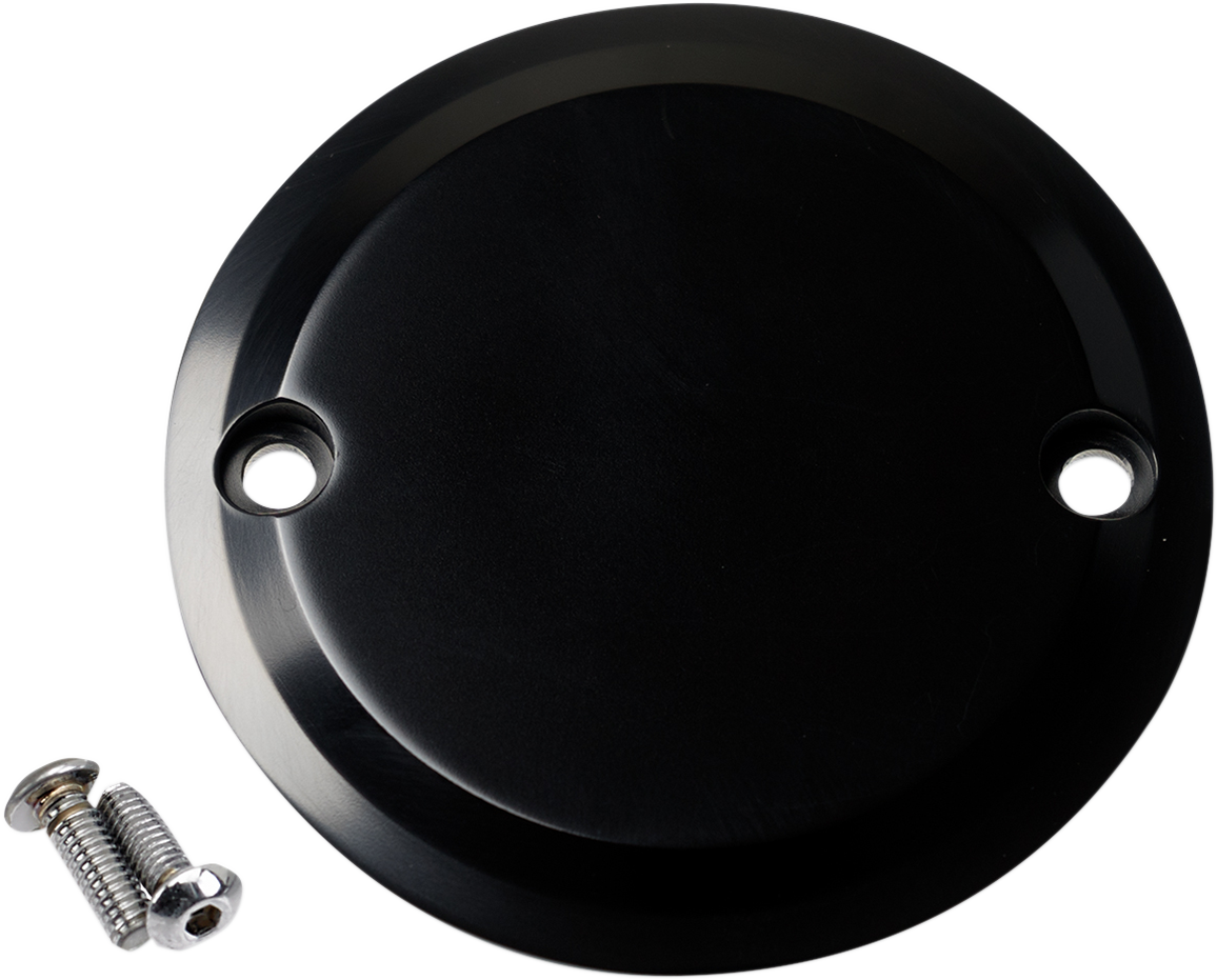 Points Cover - Smooth - 2 Hole - Black Anodized
