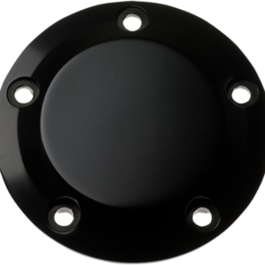 Points Cover - Smooth - 5 Hole - Black Anodized