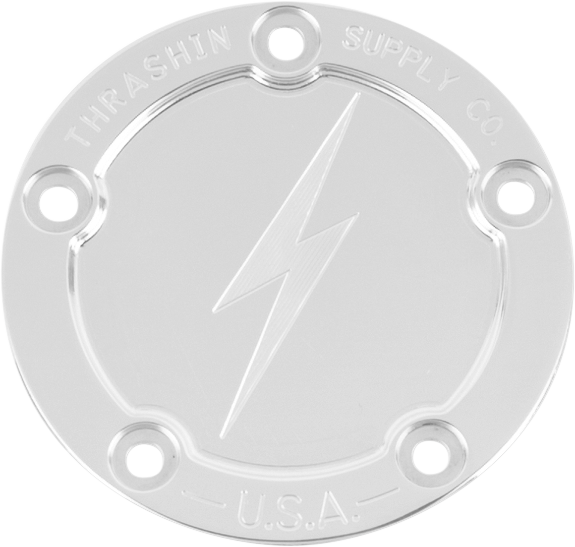 Points Cover - Dished - Polished - Twin Cam