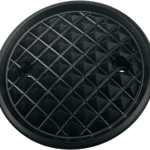 Points Cover - Cross Cut - Black Anodized - M8