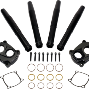 Tappet Cover and Pushrod Kit - Black - M8