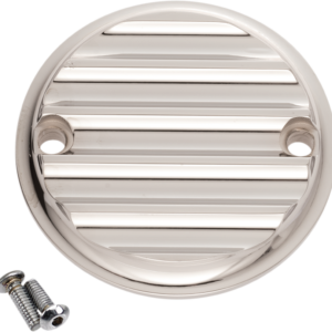 Timing Cover - Finned - Chrome - M8