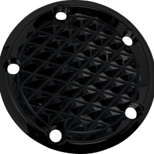 Points Cover - Diamondback - Black - Twin Cam