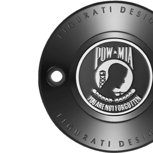 Timing Cover - 2 Hole - POW MIA - Black