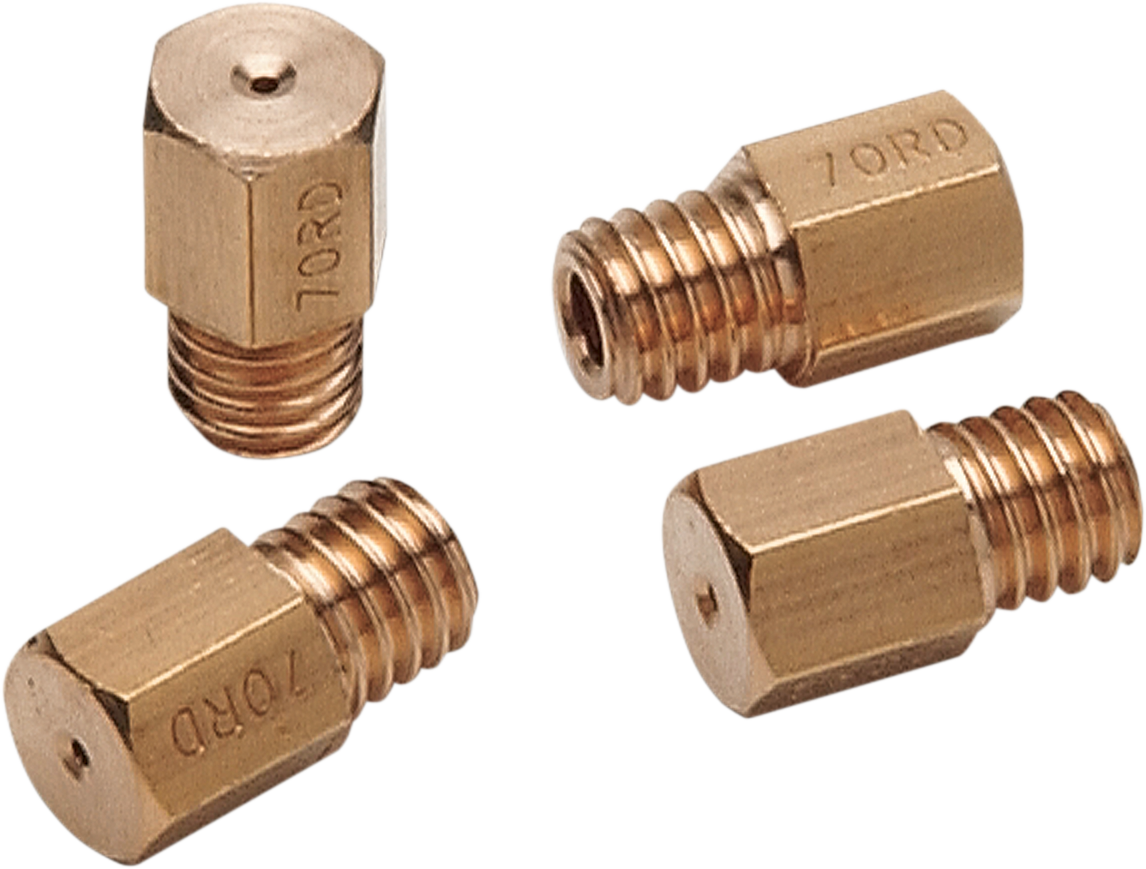 A-Bax Precision Mikuni-Style Hex Head (HJ Prefix) Main Jets - #650 - 4-Pack