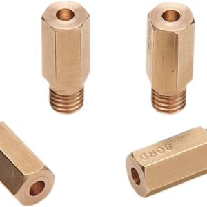 A-Bax Precision Keihin-Style Hex Head (CR Prefix) Main Jets - #115 - 4-Pack
