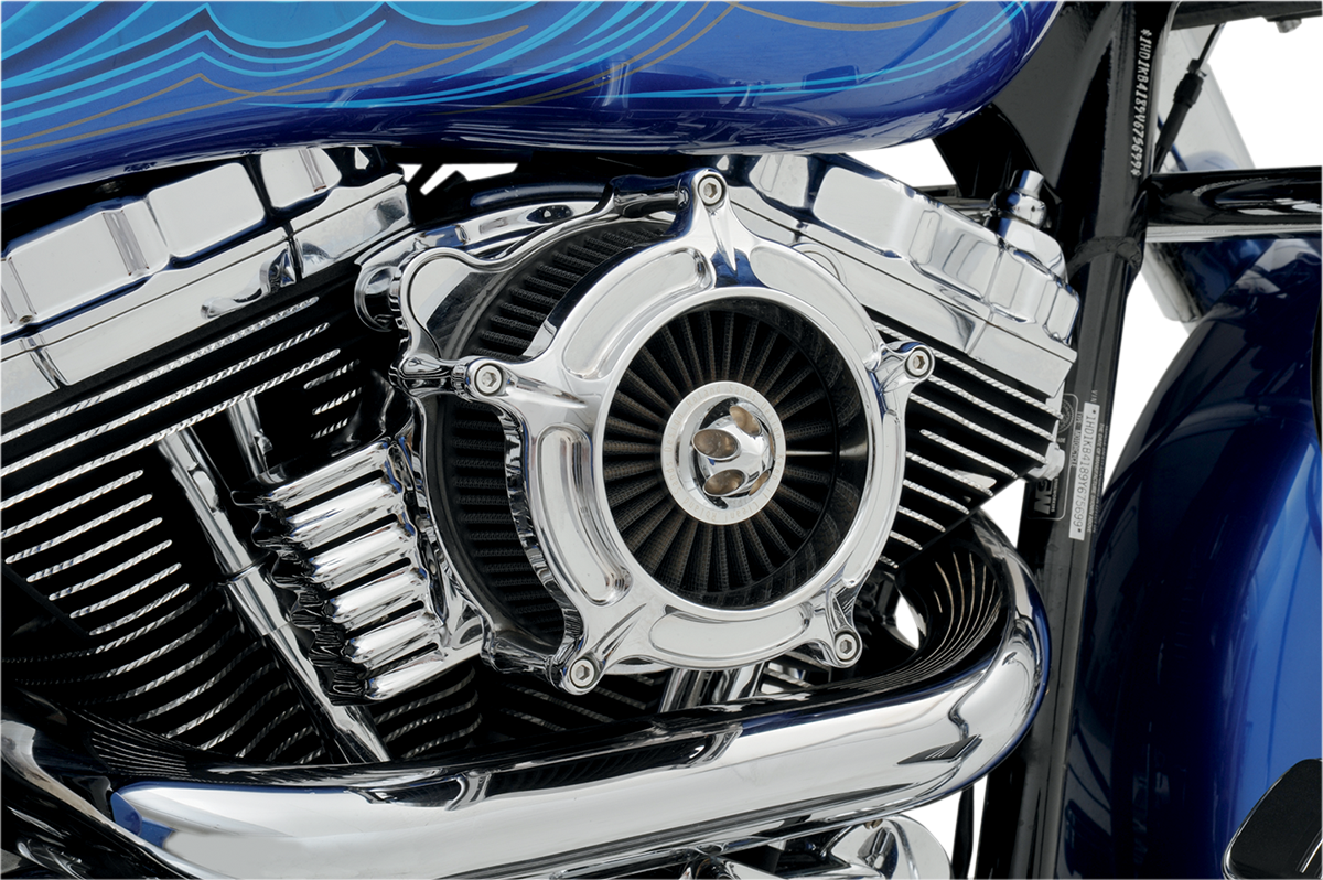 Turbine Air Cleaner Kit - Chrome