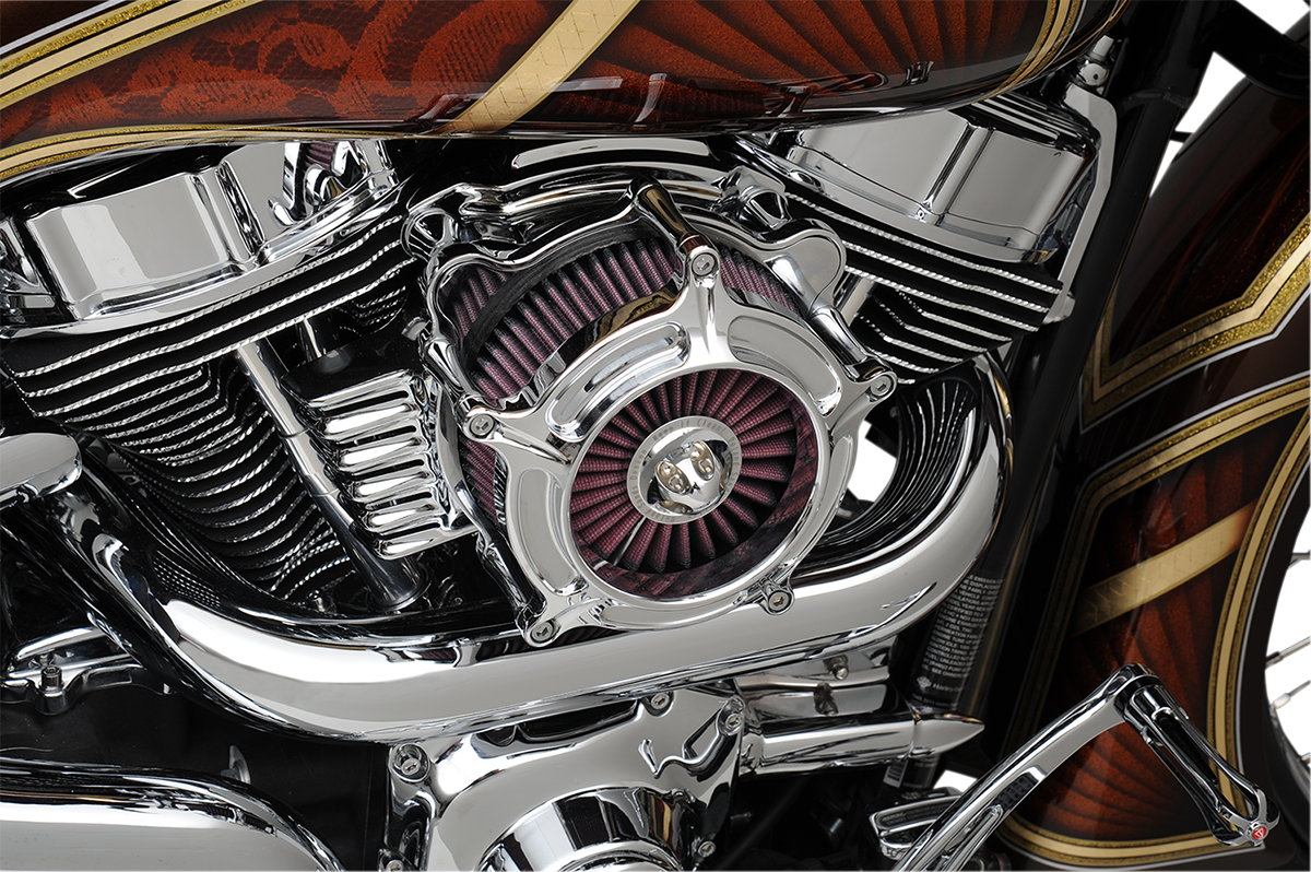Turbine Air Cleaner Kit - Chrome - Image 2