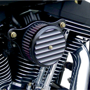 High-Performance Air Cleaner Assembly Kit - Finned Black