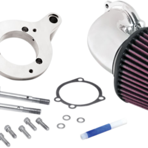 Aircharger® Intake System with Mandrel-Bent Aluminum Intake Tube Kit - Bright Chrome