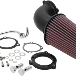 Aircharger® Intake System with Mandrel-Bent Aluminum Intake Tube Kit - Black