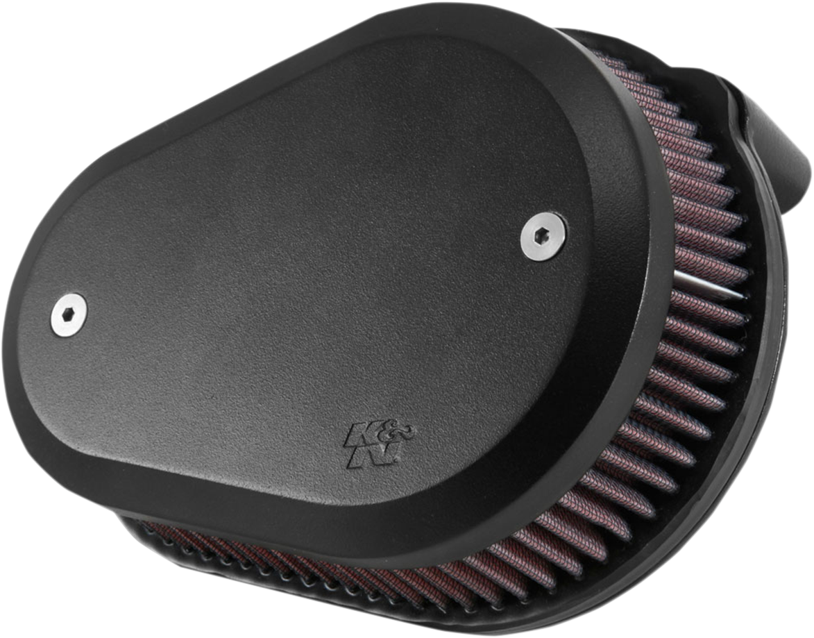 Street Metal Air Intake Kit - Flare - Black - Twin Cam - Image 3