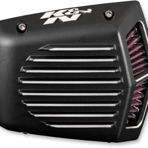 Street Metal Air Intake Kit - Shaker - Black - Twin Cam