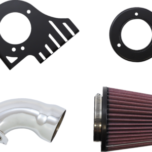 Cone Air Intake Kit - Chrome - Softail