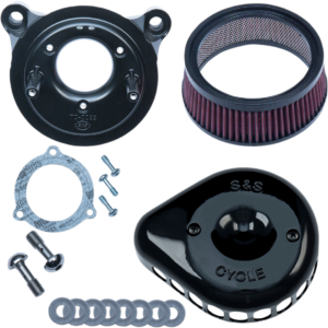 Mini Teardrop Stealth Air Cleaner Kit - Gloss Black
