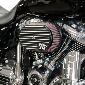 Street Metal Air Intake Kit - Side Drift - Black - Softail/Touring/Trike