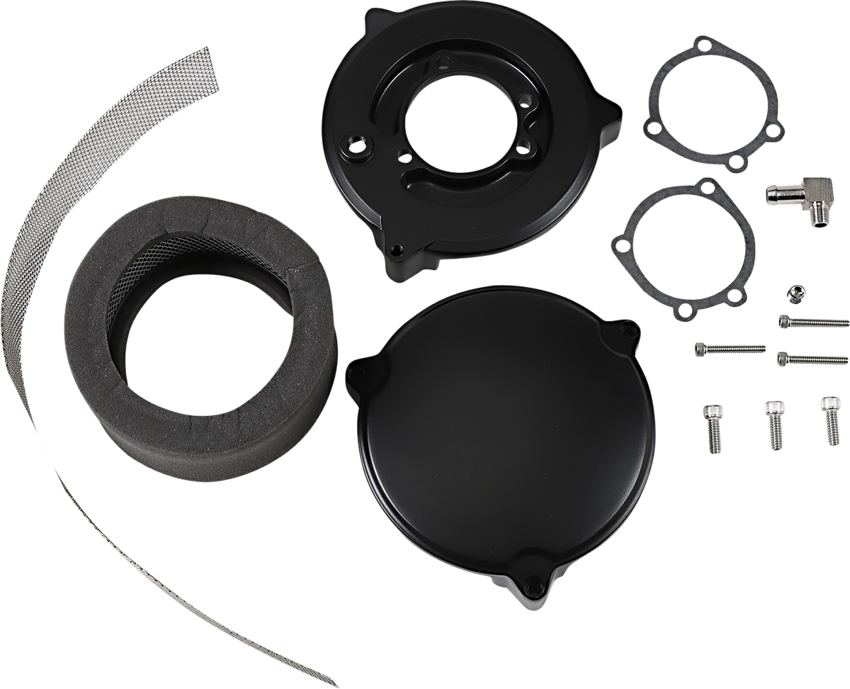 High Performance 6" Dragtron™ II Air Cleaner Kit - Black