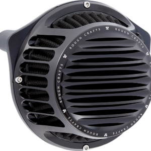 Round Air Cleaner - Black