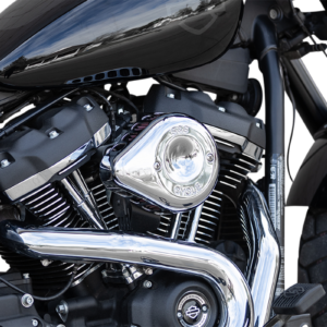 Mini Teardrop Stealth Air Cleaner Kit - Chrome