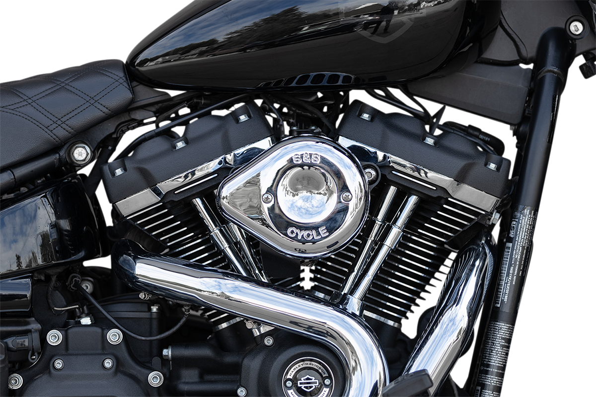 Mini Teardrop Stealth Air Cleaner Kit - Chrome - Image 2