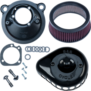 Mini Teardrop Stealth Air Cleaner Kit - Gloss Black