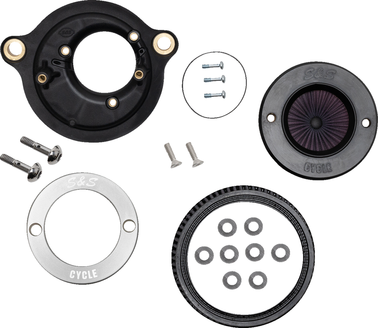 Air Stinger Stealth Air Cleaner Kit - Chrome Ring - Image 2