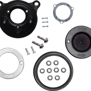 Air Stinger Stealth Air Cleaner Kit - Chrome Ring