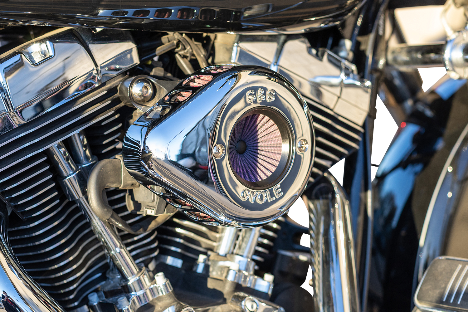Air Stinger Stealth Air Cleaner Kit - Chrome - Image 3