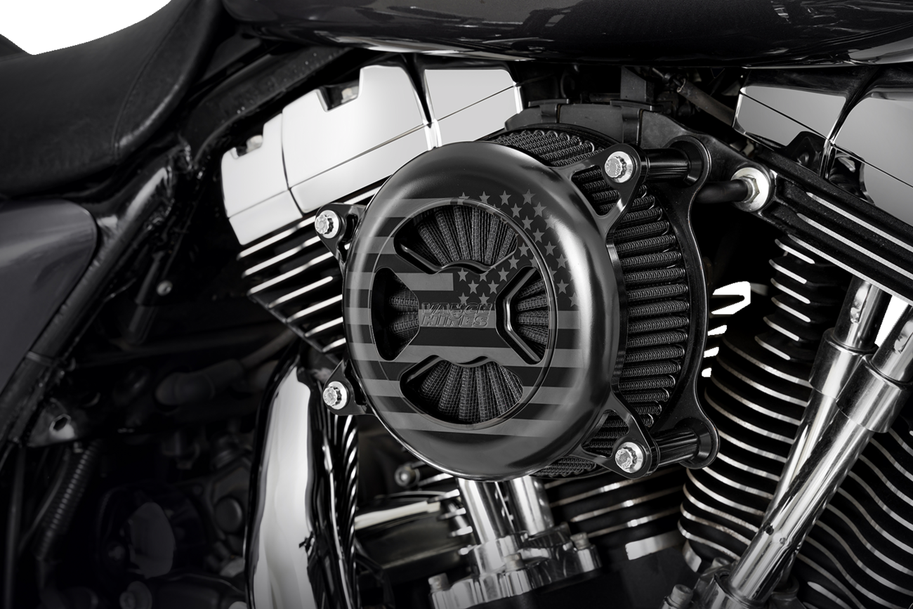 VO2 America Air Cleaner - Black - Twin Cam